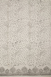 Navy Blue Vanaspathi Hand block Printed Kota Cotton saree - Avishya