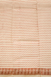 Black Hand Block Printed Silk Cotton 3-Piece Salwar Suit Material - Avishya