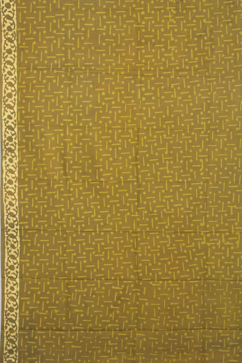 Green Vanaspathi Printed Silk Cotton 3-Piece Salwar Suit Material - Avishya