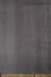 Mettalic Grey Handloom Kosa silk saree - Avishya