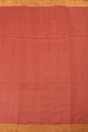 Rust Orange Handloom Kosa silk saree - Avishya
