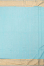 Blue Handloom Maheshwari Tissue Silk Saree  - Avishya