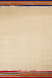 Beige Handloom Vidharbha Tussar silk saree - Avishya