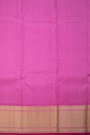 Hot Pink Handloom Kanjivaram silk saree - Avishya