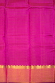 Bright Pink Handloom Kanjivaram silk saree - Avishya