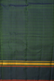 Jade Green Thread Work Kanjivaram Silk Saree - Avishya