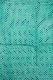 Cream Kantha Embroidered & Hand Block Printed Mulberry Silk Saree 10067652