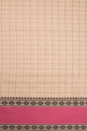 Beige Bengal Cotton Saree - Avishya