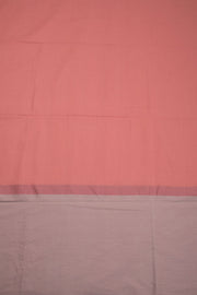 Peach Bengal Cotton Saree - Avishya