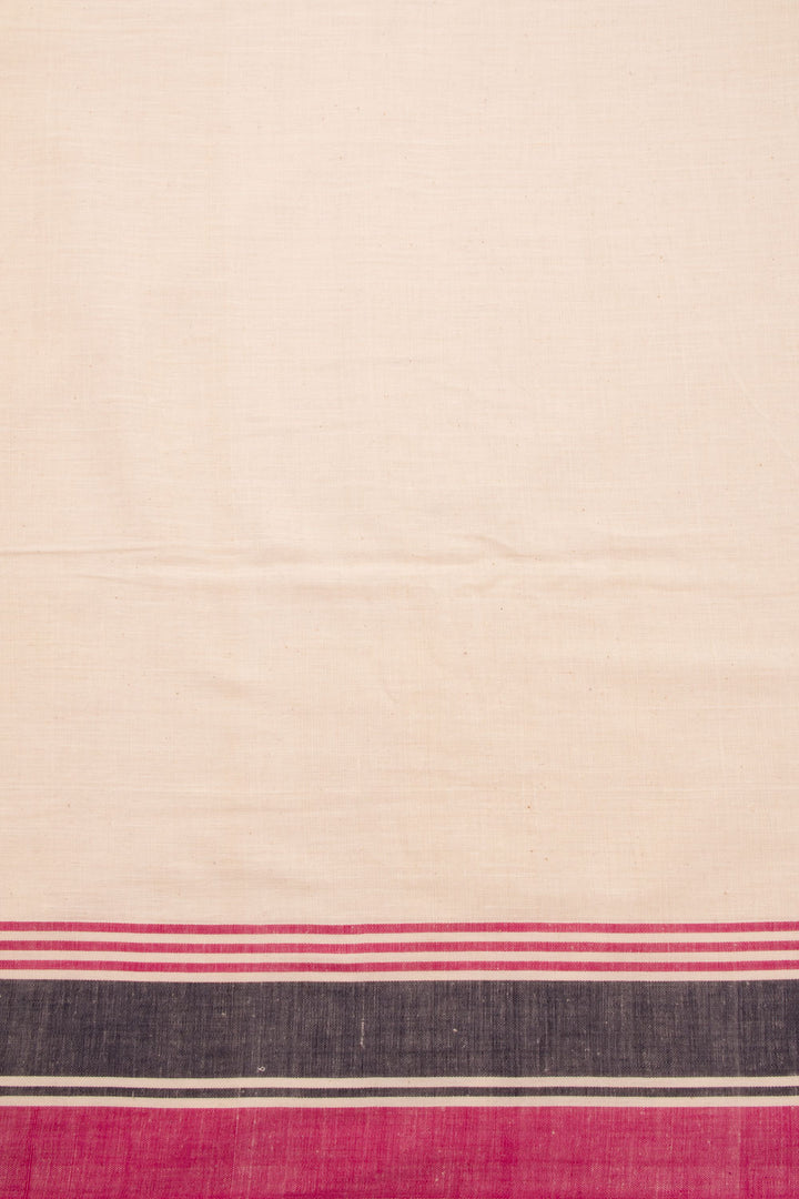 Beige Bengal Cotton Saree - Avishya