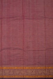 Maroon Handwoven Kanchi Cotton Saree - Avishya