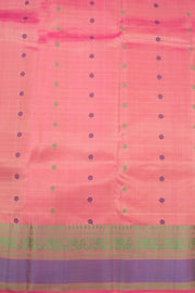 Summer Yellow Thread work Kanjivaram Silk Saree-Avishya