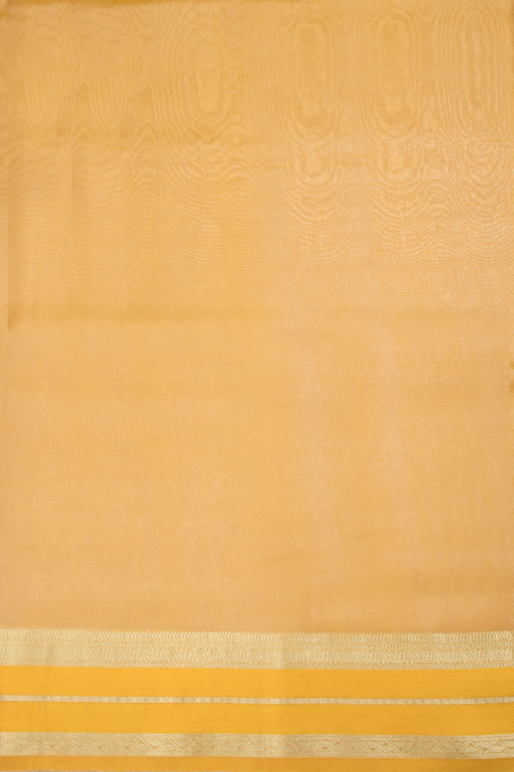 Dual Tone Yellow Banarasi Tissue Organza Saree - Avishya