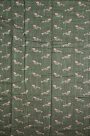 Printed Malai Cotton Kalamkari Saree - Avishya