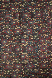 Cream Malai Cotton Kalamkari Print Saree 10067900