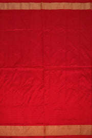 Purple Handloom Pochampally Ikat Silk Saree 10067940