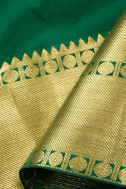 Orange Kanjivaram Pattu Pavadai Material -Avishya