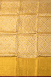 Golden Shade Kanjivaram Pattu Pavadai Material-Avishya