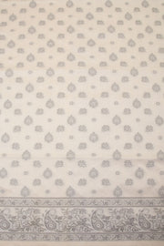 Peach Handloom Himroo Silk Cotton Saree - Avishya