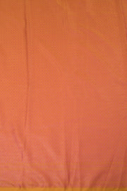 Orange Handloom Himroo Silk Saree - Avishya