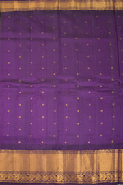 Blue Handloom Gadwal Kuttu Silk Saree - Avishya