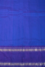 Blue Handloom Gadwal Kuttu Silk Saree - Avishya