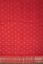 Green Handloom Gadwal Kuttu Silk Saree - Avishya