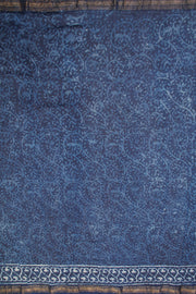 Indigo Anokhi Hand Block Printed Saree - Avishya