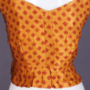 Yellow Bagh Printed Modal Silk Blouse - Avishya