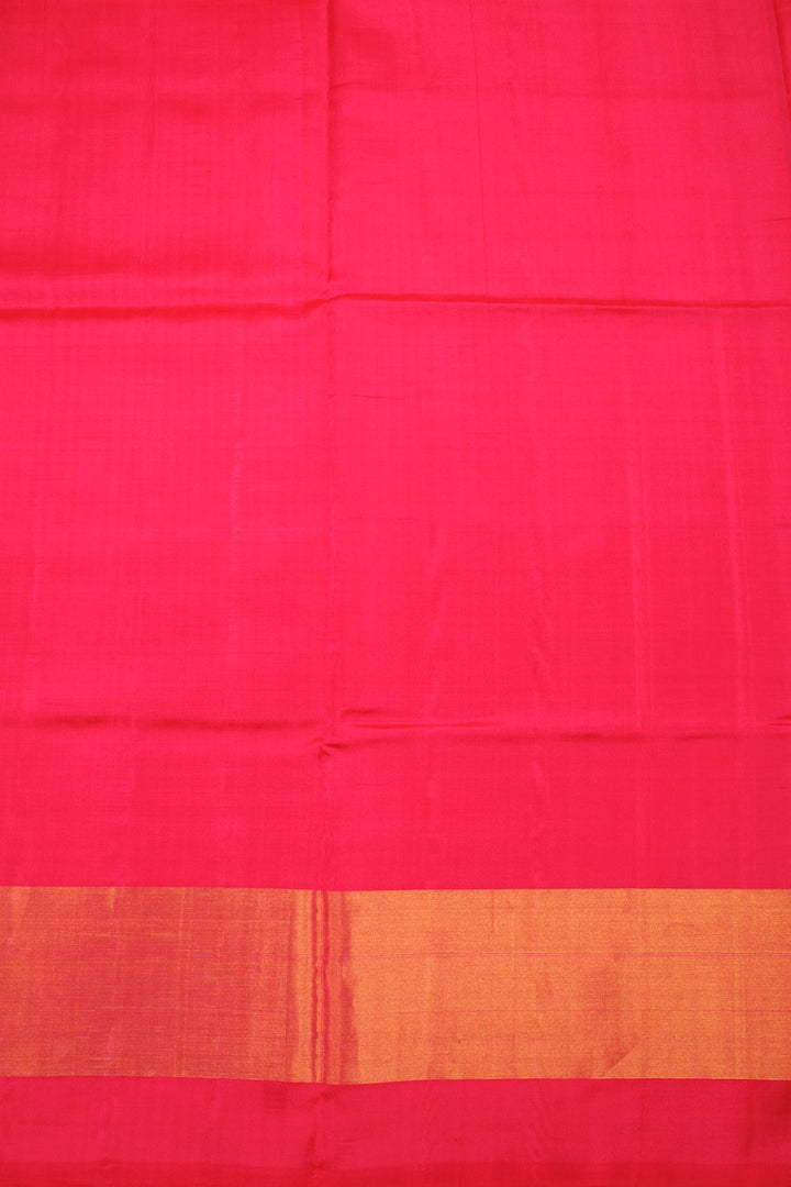 Pink Handloom Patola Ikat Silk Saree - Avishya