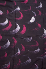 Off White Batik Muslin Silk Saree-Avishya