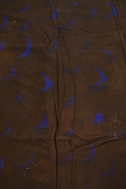 Desert Beige Batik Muslin Silk Saree-Avishya