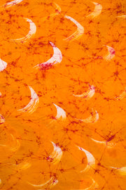 Off white Batik  Muslin Silk Saree - Avishya