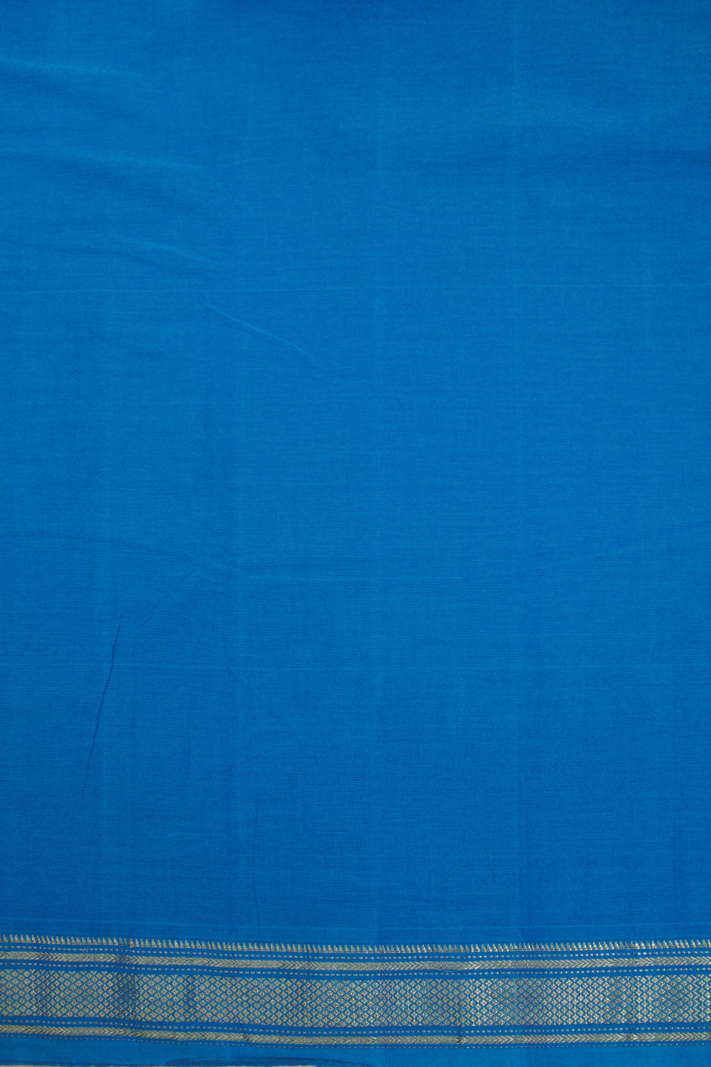 Blue Handloom Paithani Cotton Saree 10068441 - Avishya