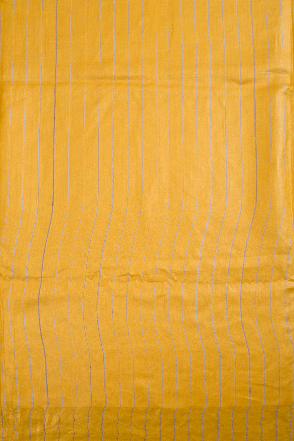 Yellow Hand Printed Staple Silk Madhubani Saree With Tussar Pallu 10068443- Avishya