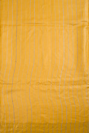 Yellow Hand Printed Staple Silk Madhubani Saree With Tussar Pallu 10068443- Avishya