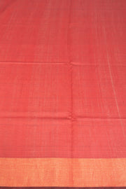 Black Handloom Bhagalpur Dupion Tussar Silk Saree - Avishya