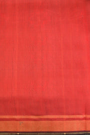 Black Handloom Bhagalpur Dupion Tussar Silk Saree - Avishya