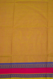 Green Handwoven Kanchi Cotton Saree 10068502 - Avishya