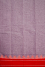 Purple Handwoven Korvai Kanchi Cotton Saree 10068550 - Avishya