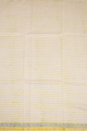 Off White Sanganeri Printed Silk Cotton Saree 10068554