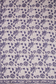 Blue Sanganeri printed Silk Cotton Saree 10068558 - Avishya