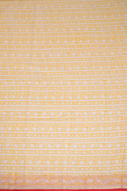 Red Sanganeri printed Silk Cotton Saree 10068559 - Avishya