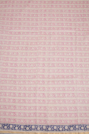 Grey Sanganeri Printed Silk Cotton Saree 10068560