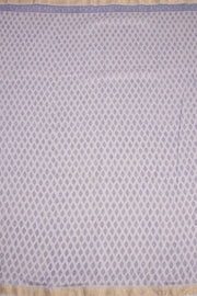 Blue Sanganeri printed Silk Cotton Saree 10068563 - Avishya