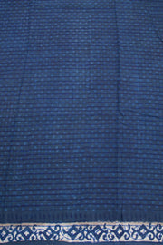 Blue Vanaspathi Printed Mulmul Cotton Saree 10068576 - Avishya