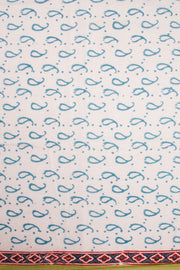 Green Vanaspathi Hand Block Printed Mulmul Cotton Saree 10068581 - Avishya