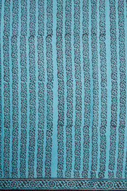 Blue Bagru Printed Mulmul Cotton Saree 10068588 - Avishya