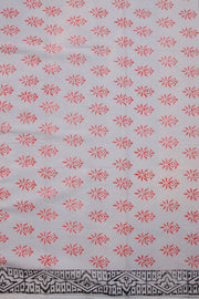 Grey Vanaspathi Printed Kota Cotton Saree 10068623