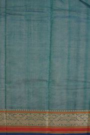 Green Kanchi Cotton Saree 10068666 - Avishya